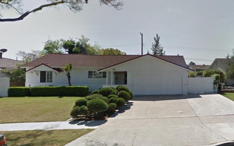 Street view of Maureen Guest Home residential house in Garden Grove