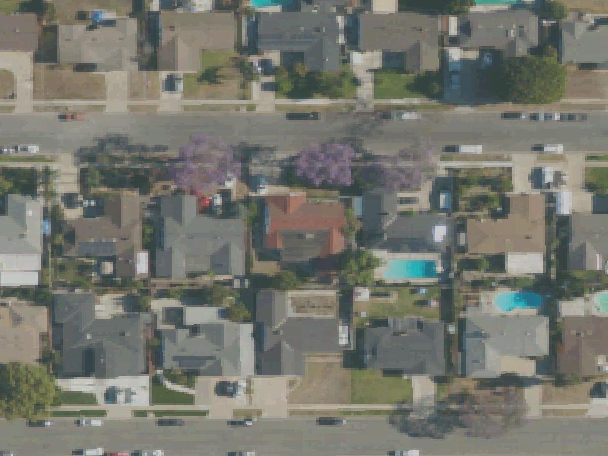 NAIP aerial of Maureen Drive residential block